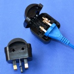 Schuko to UK Converter