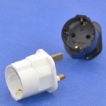 Schuko to Square Pin Converter